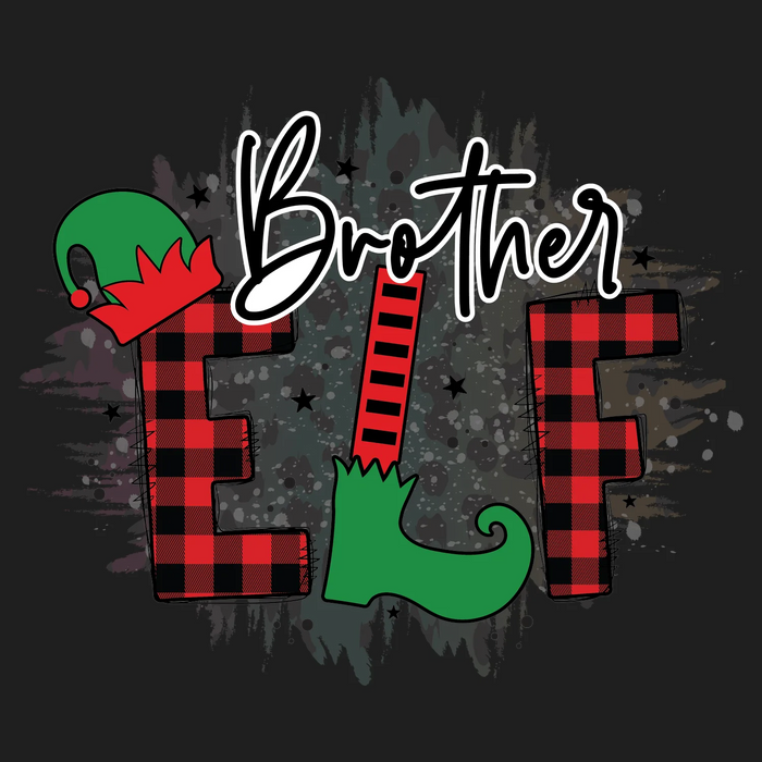 Elf Brother Holiday DTF Ready to Press