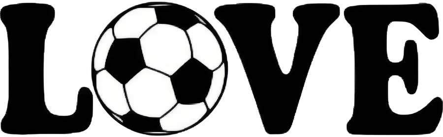 Soccer Love DTF Transfer Ready to Press