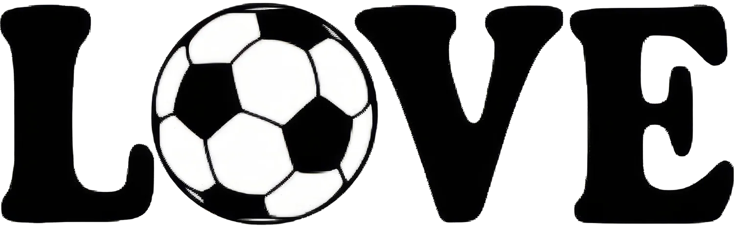 Soccer Love DTF Transfer Ready to Press