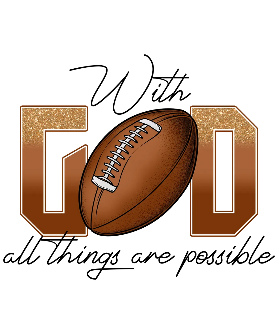Football GO DTF Transfer Ready to Press