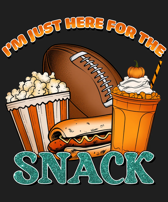 Football Snack Game Night DTF Transfer Ready to Press