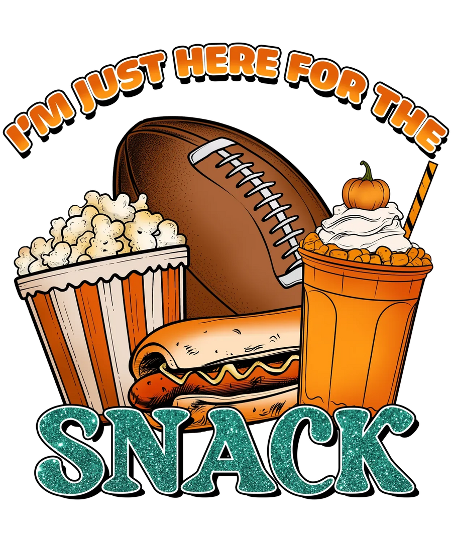 Football Snack Game Night DTF Transfer Ready to Press
