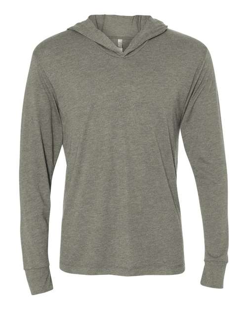 Triblend Hooded Long Sleeve Pullover