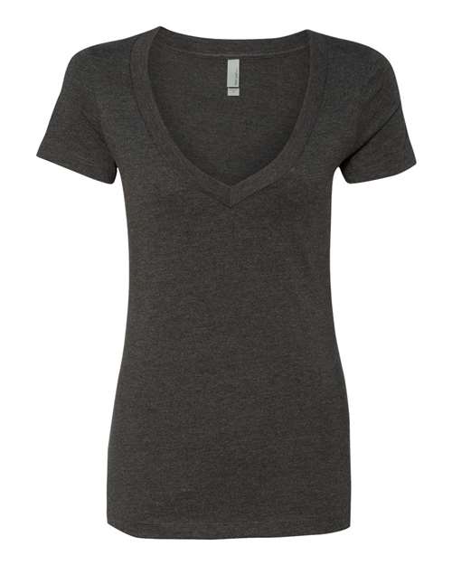 Women’s CVC Deep V-Neck T-Shirt