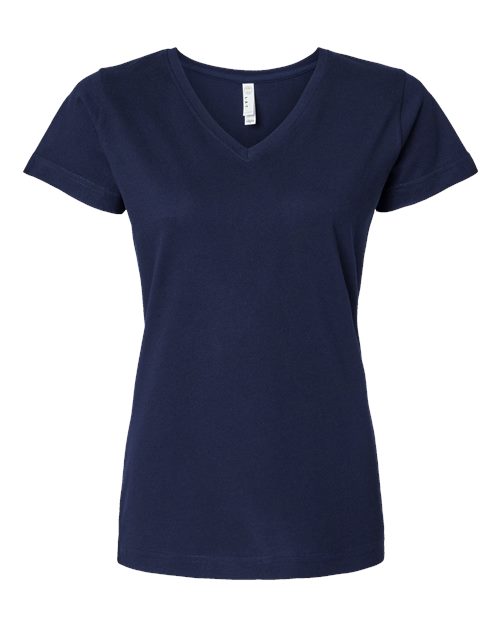 Women's Fine Jersey V-Neck Tee