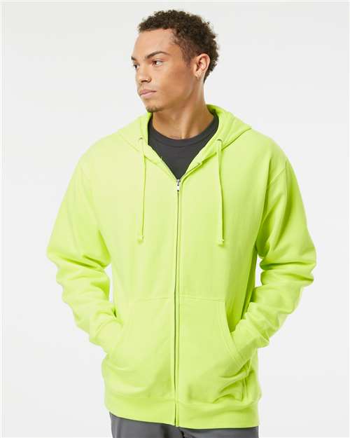 Independent Trading Co. - Midweight Full-Zip Hooded Sweatshirt - M - SS4500Z