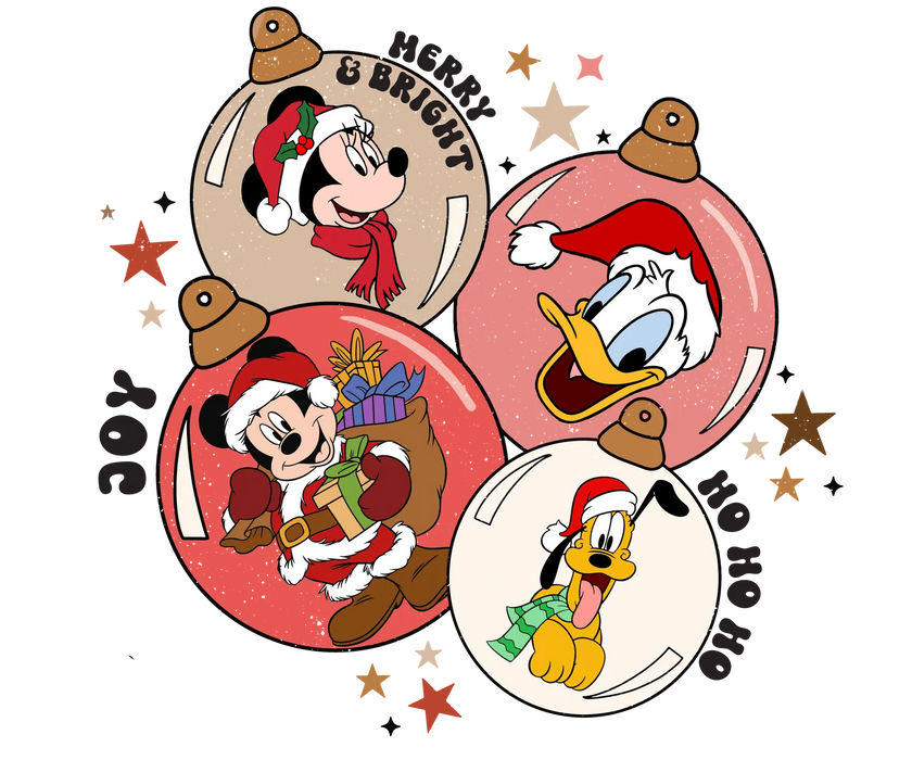 Holiday Magic DTF Transfer Ready to Press