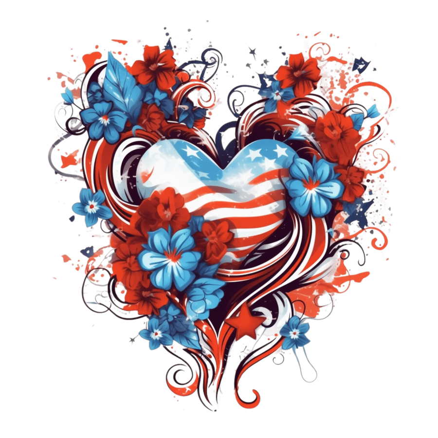Niedliches 4th of July Design – DTF Ready To Press