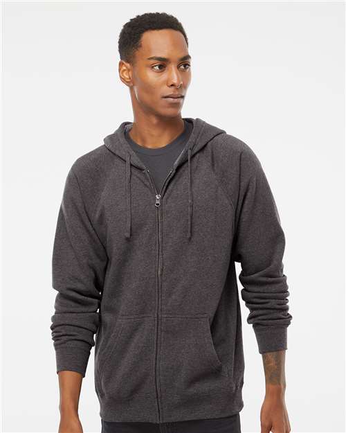 Special Blend Raglan Full-Zip Hooded Sweatshirt