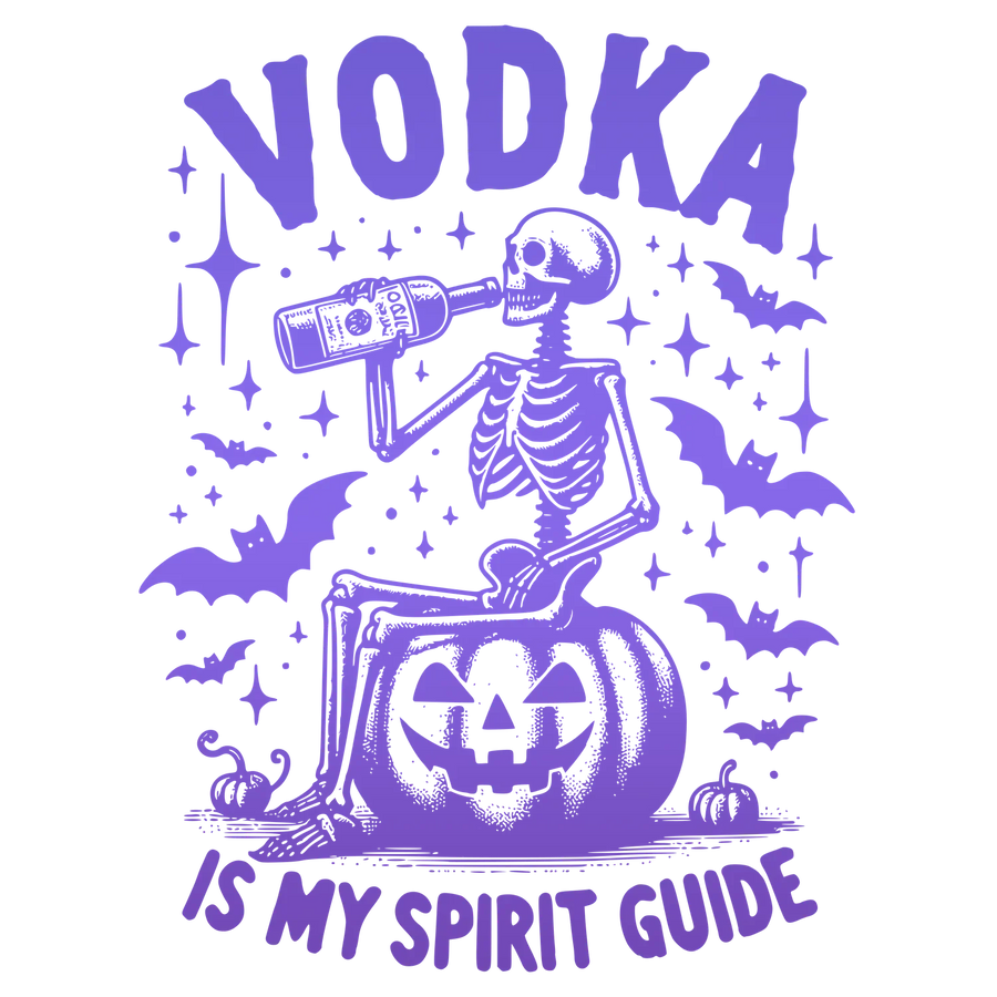Vodka Spirit Guide DTF Transfer Ready to Press