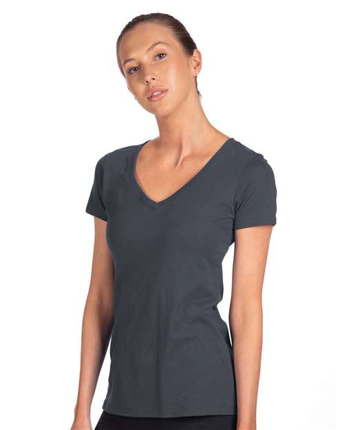 Next Level - Women's Ideal V-Neck T-Shirt - S - 1540