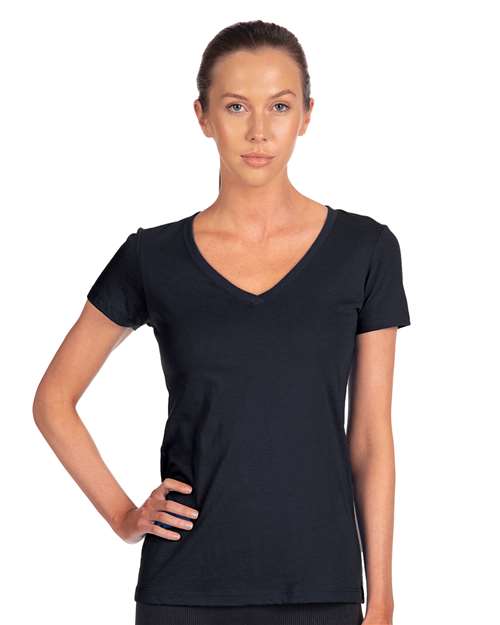 Next Level - Women's Ideal V-Neck T-Shirt - L - 1540