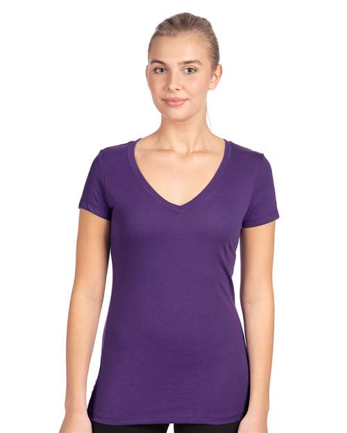 Next Level - Women's Ideal V-Neck T-Shirt - S - 1540