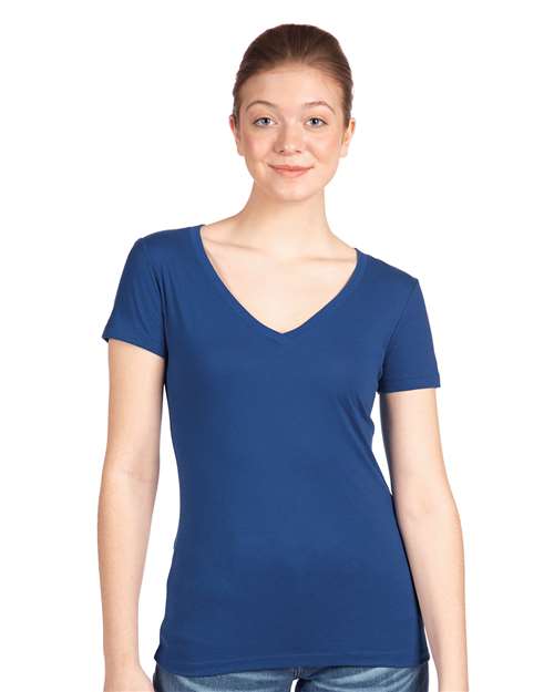 Next Level - Women's Ideal V-Neck T-Shirt - S - 1540