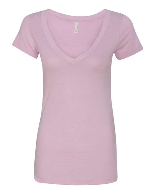 Women’s CVC Deep V-Neck T-Shirt