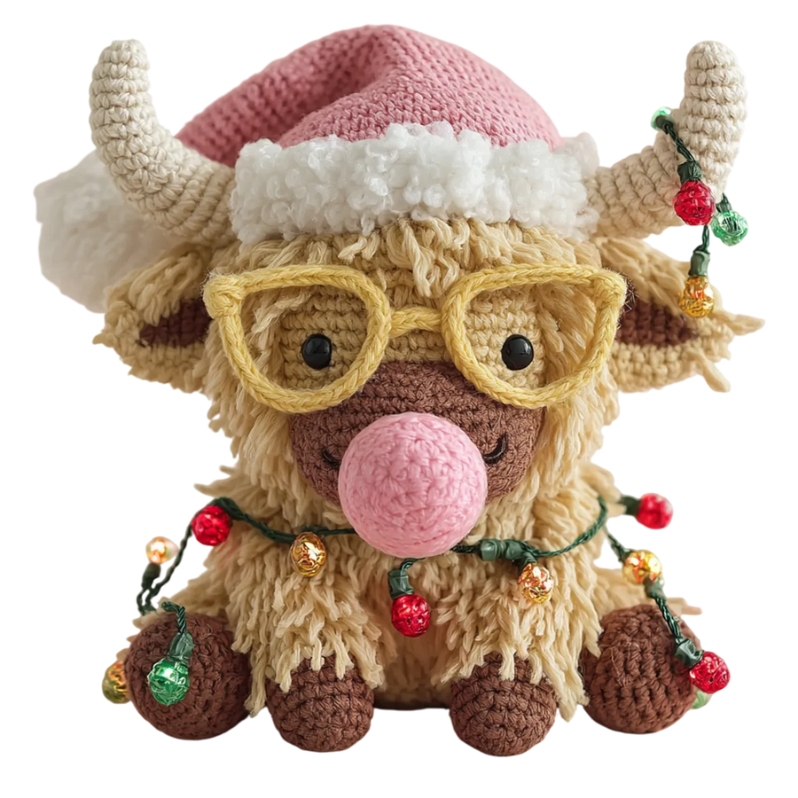 Christmas Ox DTF Transfer Ready to Press