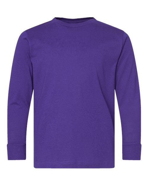 LAT - Youth Fine Jersey Long Sleeve Tee - S - 6201
