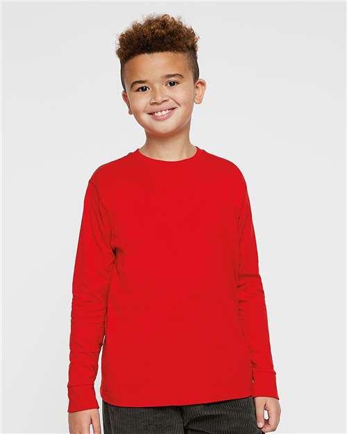 LAT - Youth Fine Jersey Long Sleeve Tee - M - 6201