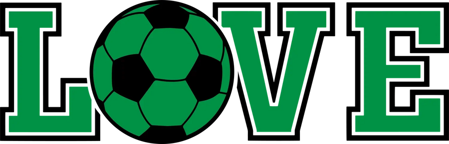 Soccer Love DTF Transfer Ready to Press