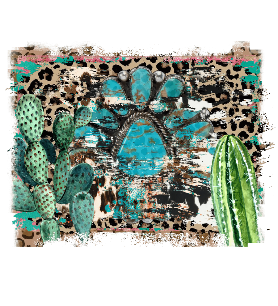 Wild Life Leopard Design - DTF Ready To Press