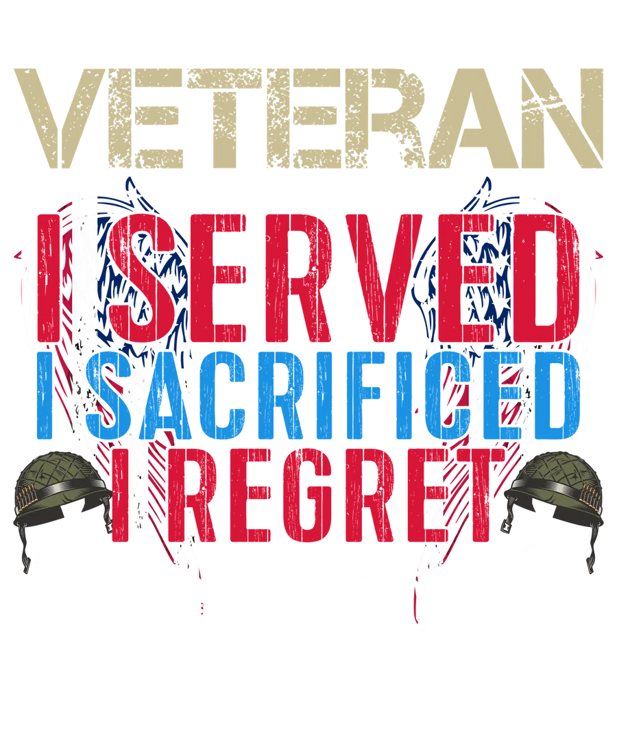 Veteran Sacrifice DTF Transfer Ready to Press
