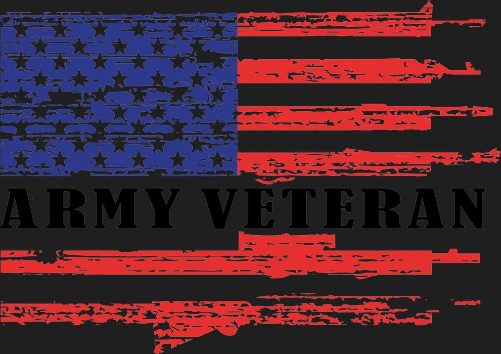 Army Veteran DTF Transfer Ready to Press