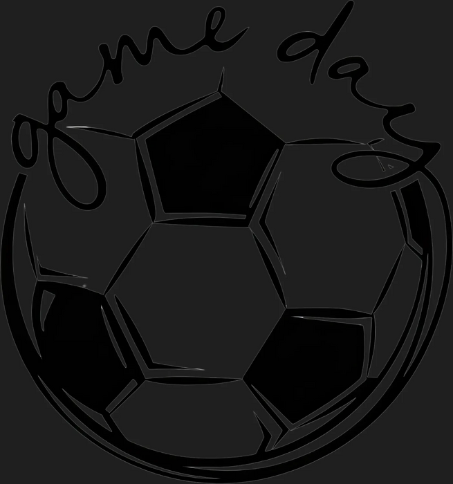 Game Day Soccer DTF Transfer Ready to Press