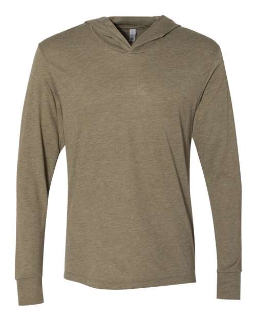 Triblend Hooded Long Sleeve Pullover