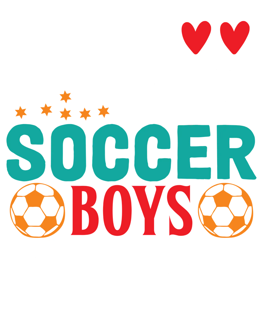 Soccer Love Boys DTF Transfer Ready to Press