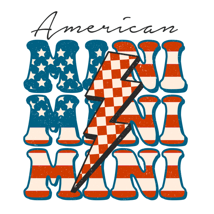 4th Of July American Mini Design - DTF Ready To Press