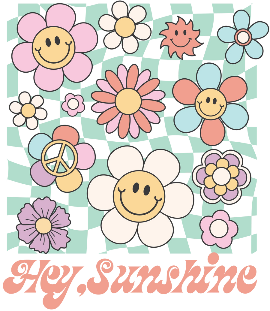 Hey Sunshine Design - DTF Ready To Press
