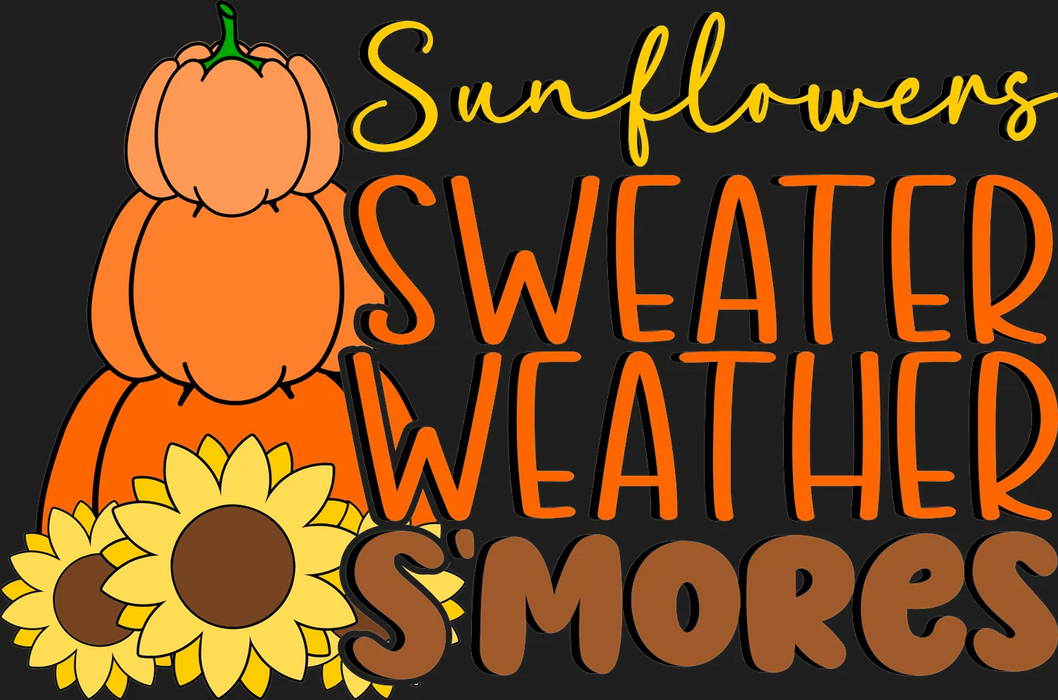 Autumn Vibes DTF Transfer Ready to Press