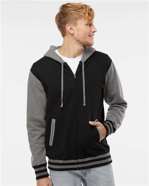 Heavyweight Varsity Full-Zip Hooded Sweatshirt