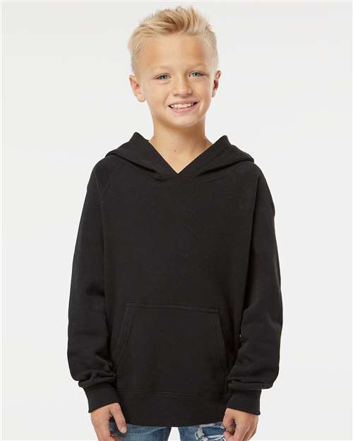 Youth Lightweight Special Blend Raglan Hooded Sweatshirt - DTF Center 