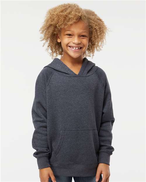 Youth Lightweight Special Blend Raglan Hooded Sweatshirt - DTF Center 