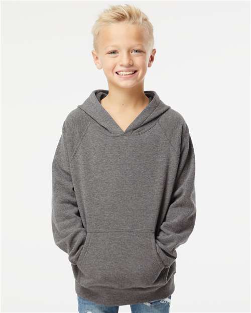 Youth Lightweight Special Blend Raglan Hooded Sweatshirt - DTF Center 