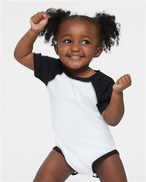 Infant Baseball Fine Jersey Bodysuit