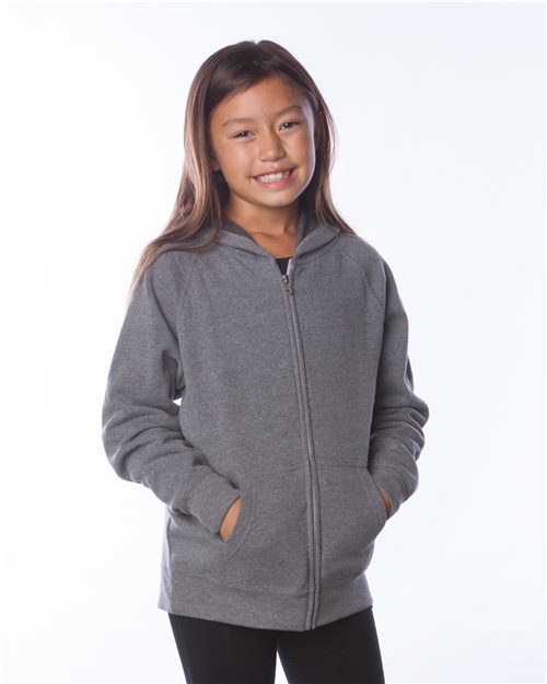 Youth Lightweight Special Blend Raglan Zip Hood