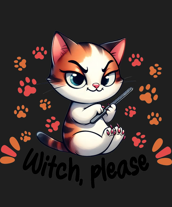 Cute Cat DTF Transfer Ready to Press