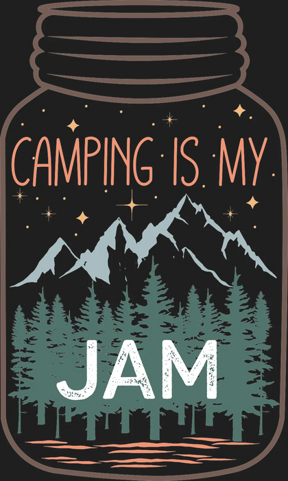 Camping Gear DTF Transfer Ready to Press