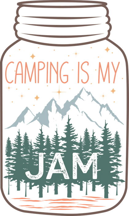 Camping Gear DTF Transfer Ready to Press