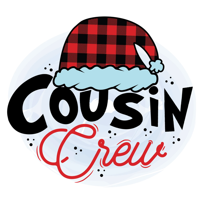 Cousin Crew Christmas DTF Transfer Ready to Press