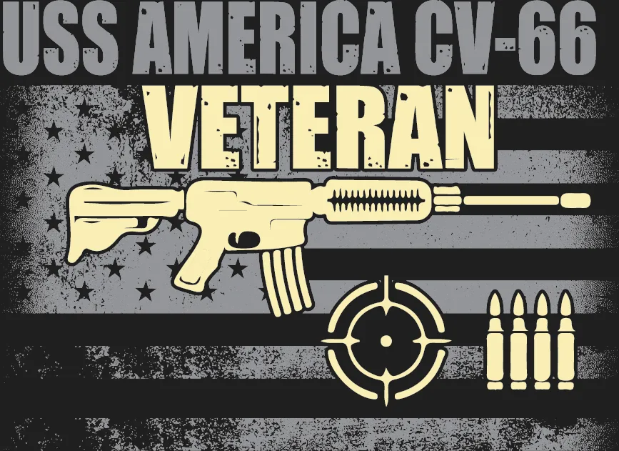 Veteran USS America CV-66 DTF Ready to Press