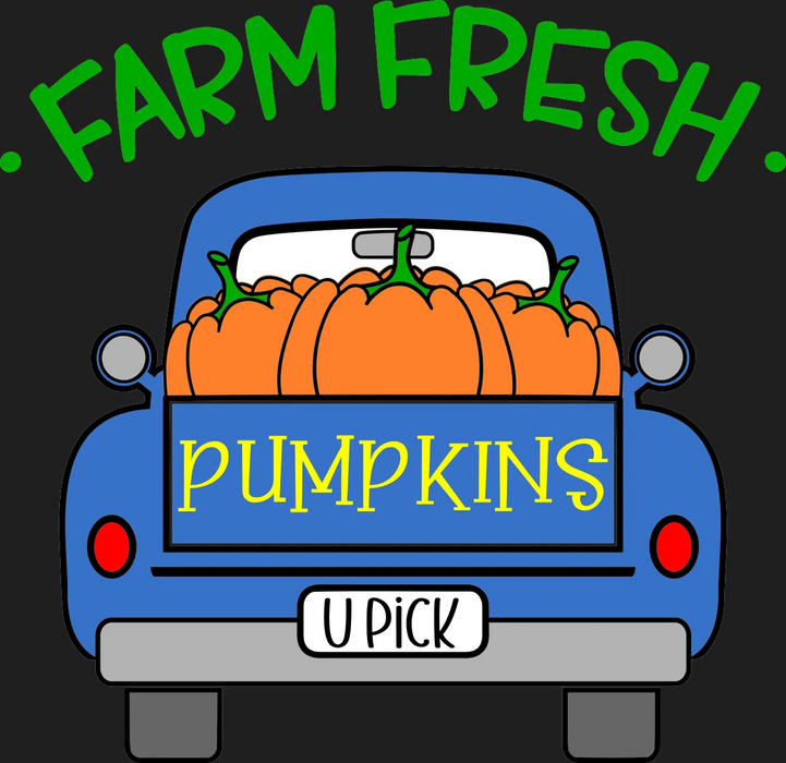 Farm Fresh Pumpkins DTF Transfer Ready to Press