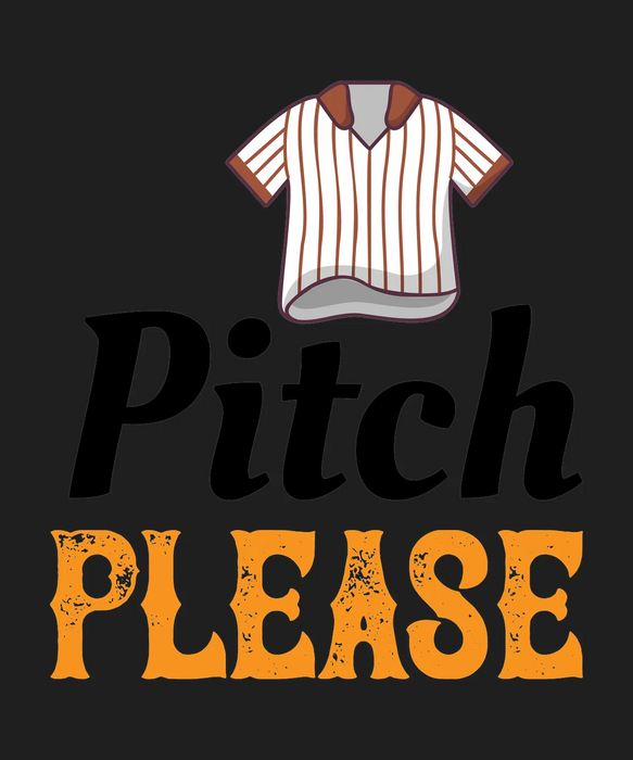 Please Baseball DTF Transfer Ready to Press
