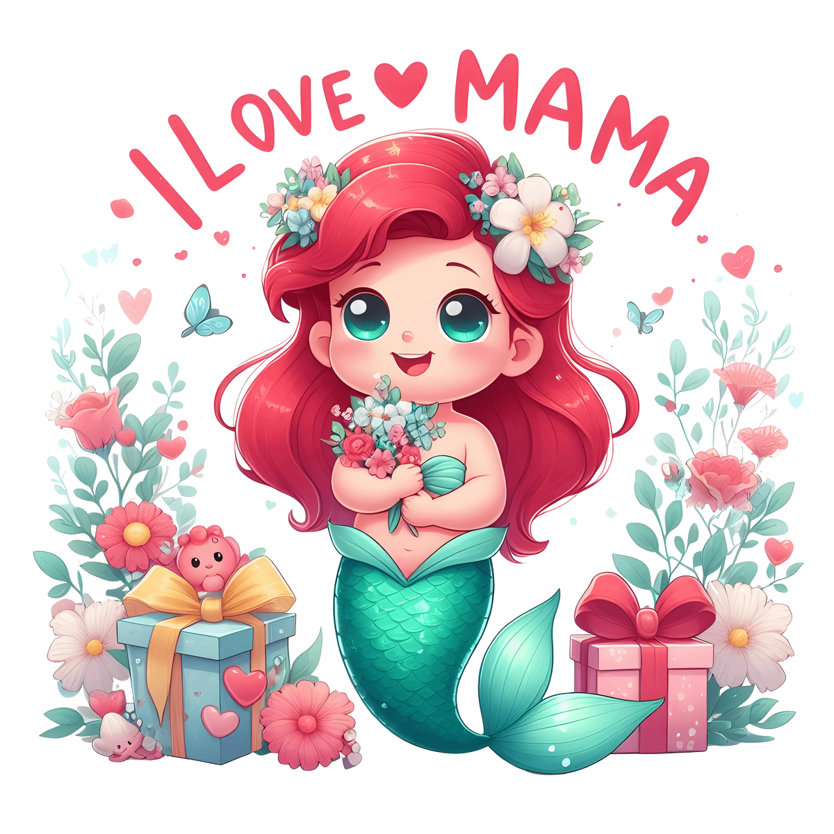 Mother's Day Mermaid Design - DTF Ready To Press — DTF Center