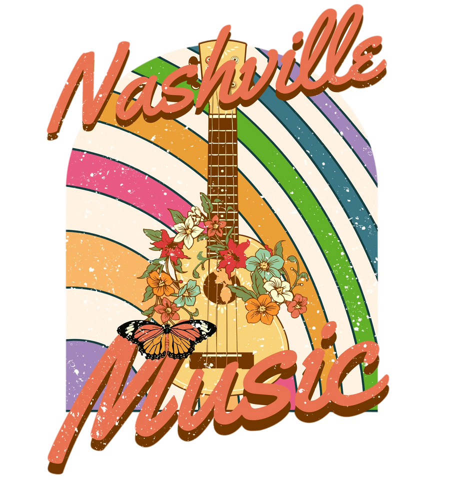 Nashville Music Design - DTF Ready To Press