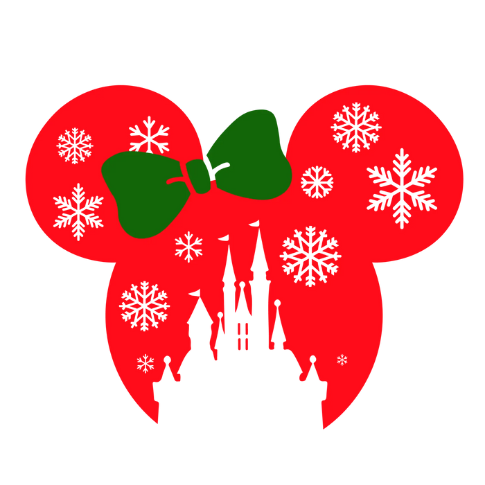 Christmas Castle DTF Transfer Ready to Press