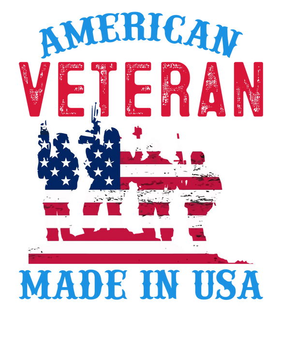 American Veteran DTF Transfer Ready to Press