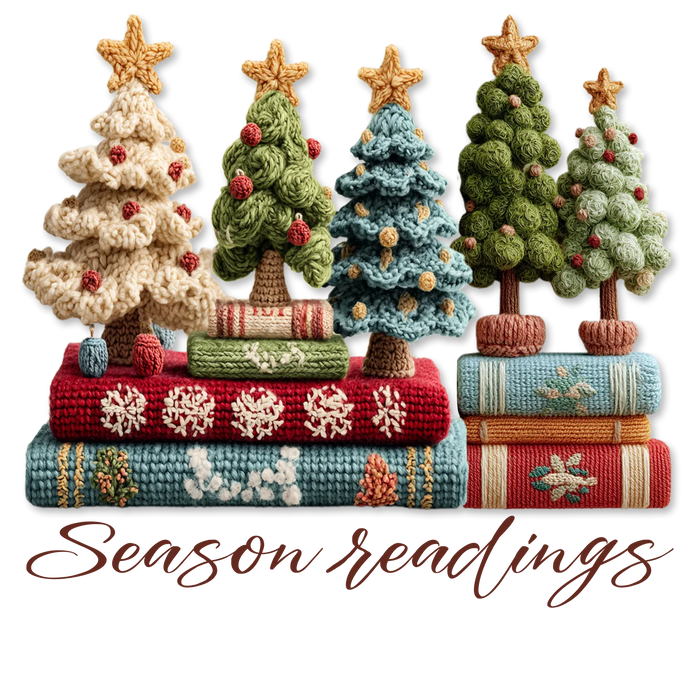 Christmas Trees Season Readings DTF Transfer Ready to Press